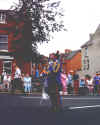 Colourful drum-major.