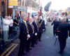 Officers review the parade