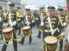 another smart flute band's drum corps.